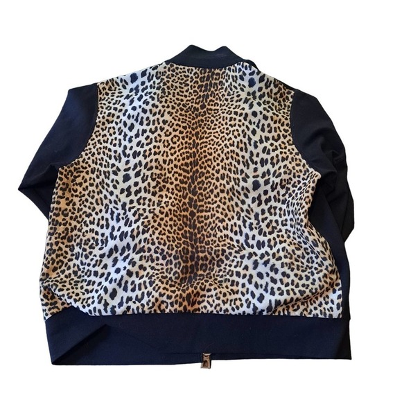Per se animal print/black pencil skirt /jacket set NWOT - Picture 5 of 7